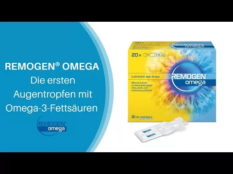 Video om REMOGEN Omega øyedråper, 20X0,25 ml
