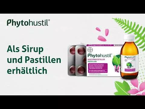 Video om PHYTOHUSTIL Hostedempende sirup, 150 ml