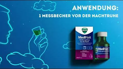 Video om WICK MediNait kald juice, 180 ml
