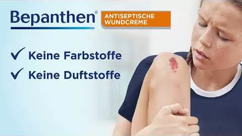 Video om BEPANTHEN antiseptisk sårkrem, 20 g
