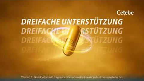 Video om CETEBE ABWEHR pluss vitamin C + vitamin D3 + sinkkapsler, 30 stk