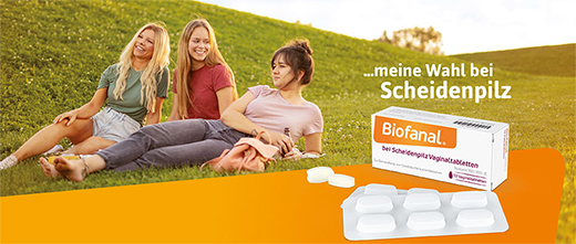 BIOFANAL for vaginal mykose 100 000 IE vaginaltablett, 12 stk