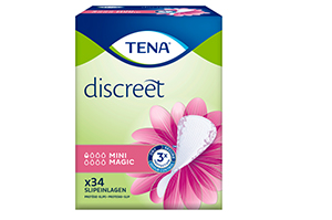 TENA LADY Discreet pads mini magic, 34 stk