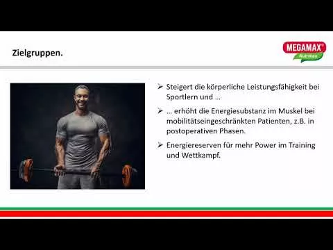 Video om Kreatinmonohydrat 100 % Mega, 500 g
