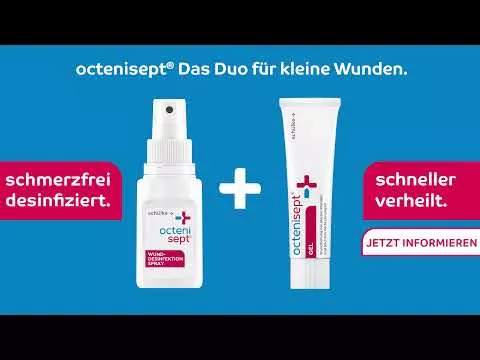 Video om Octenisept sårdesinfeksjonsspray med spraypumpe, 50 ml