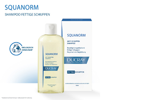 DUCRAY SQUANORM Sjampo for fet flass, 200 ml