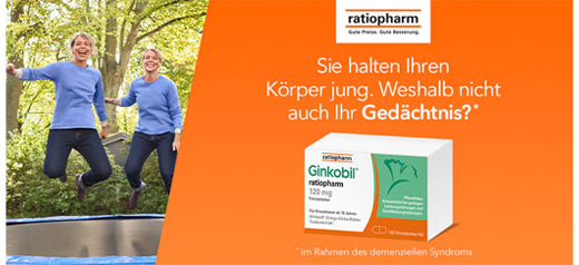 GINKOBIL-ratiopharm 120 mg filmdrasjerte tabletter, 120 stk