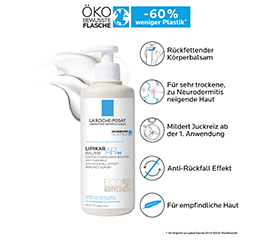 ROCHE-POSAY Lipikar Baume AP+ M Eco-flaske, 400 ml