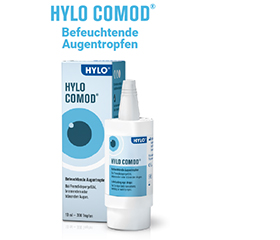 HYLO-COMOD Øyedråper, 2X10 ml