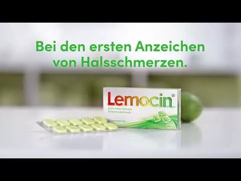 Video om Lemocin® for sår hals, 20 stk