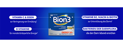 BION3 50+ Energitabletter, 30 stk