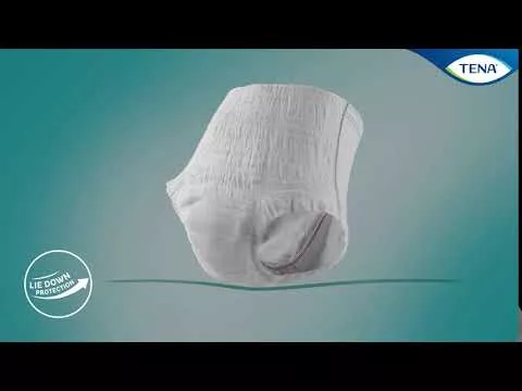 Video om TENA Bukser natt super M engangsbukser for inkontinens, 10 stk