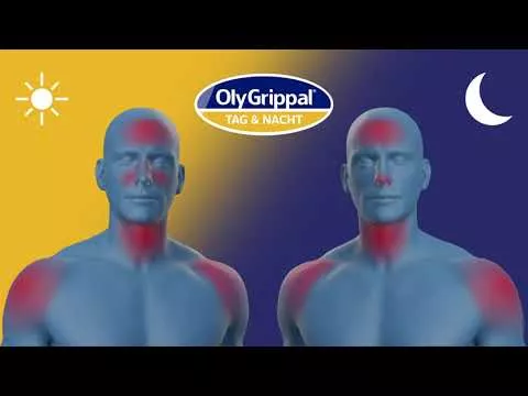 Video om Olygrippal Day & Night 500 mg/60 mg tabletter (16 stk)