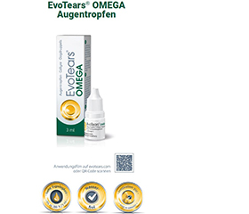 EVOTEARS Omega øyedråper, 3 ml