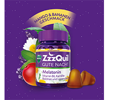 WICK ZzzQuil Good Night Mango & Banan, 60 stk