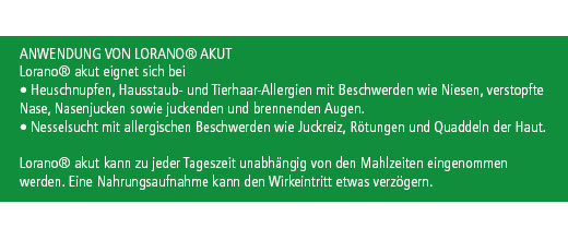 LORANO akuttabletter, 50 stk