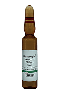 NERVOREGIN comp.H Plough ampuller, 10 stk