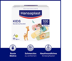 HANSAPLAST Gipsstrimler for barn Univeral, 100 stk