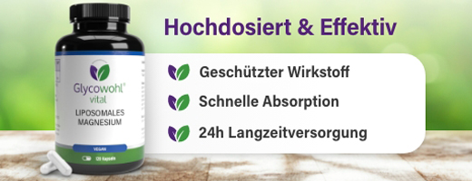 GLYCOWOHL vital liposomal magnesium høydosekapsler, 120 stk