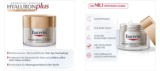 EUCERIN Anti-Age Elasticity+Filler nattkrem, 50 ml