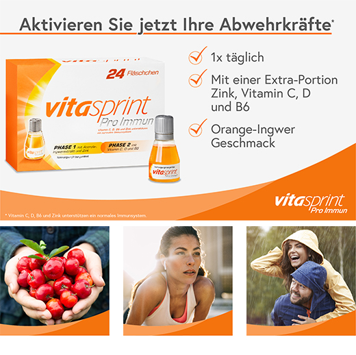 VITASPRINT Pro Immune drikkeflasker, 24 stk