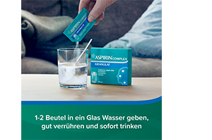 ASPIRIN COMPLEX pose med granulat for tilberedning av en suspensjon for administrering, 10 stk