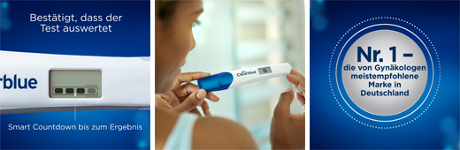 CLEARBLUE Graviditet TripleCheck ultra-tidlig, 3 stk