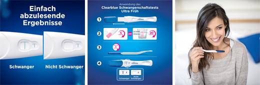 CLEARBLUE Graviditet TripleCheck ultra-tidlig, 3 stk