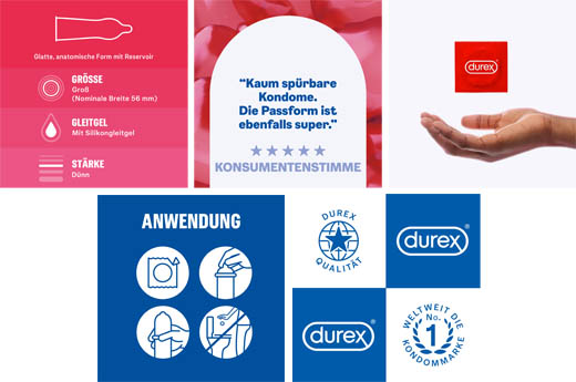 DUREX Sensitive classic-kondomer, 20 stk