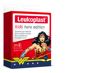 LEUKOPLAST barnegips helt Wonder Woman 6 cmx1m, 1 stk