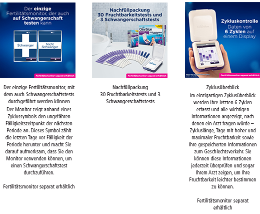 CLEARBLUE Testpinner for fruktbarhetsmåling 30+3, 33 stk