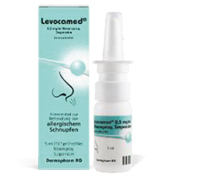 LEVOCAMED 0,5 mg/ml nesespray, suspensjon, 5 ml