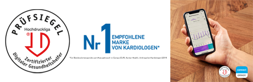 OMRON EVOLV alt-i-ett blodtrykksmåler for overarmen, 1 stk