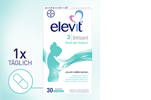 ELEVIT 3 Laktasjonsmyk-kapsler, 30 stk