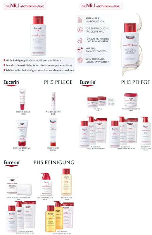 EUCERIN pH5 Wash Lotion Sensitive Skin, 200 ml