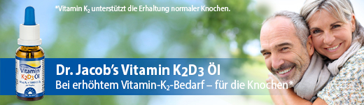 VITAMIN K2D3-olje Dr.Jacob's, 20 ml