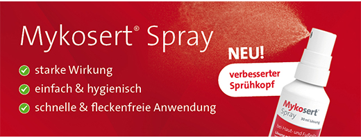 MYKOSERT Spray mot hud- og fotsopp, 30 ml