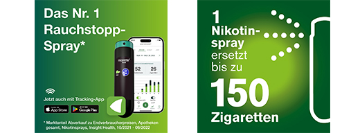 NICORETTE Myntespray 1 mg/spray NFC, 2 stk