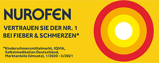 NUROFEN Junior feber- og smertesaft jordbær 40 mg/ml, 100 ml