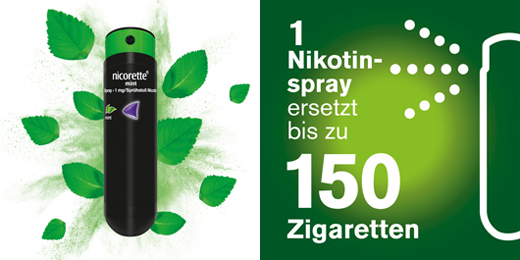 NICORETTE Myntespray 1 mg/spraypuff, 2 stk