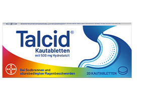 TALCID Tyggetabletter, 20 stk