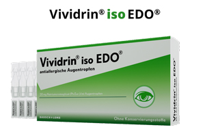 VIVIDRIN iso EDO anti-allergiske øyedråper, 30X0,5 ml