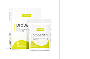 NUPURE probadent probiotika mot dårlig ånde Lut, 30 stk