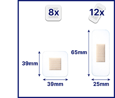 HANSAPLAST Aqua Protect gipslister, 20 stk