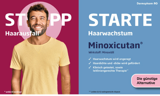 MINOXICUTAN Spray for menn 50 mg/ml, 60 ml