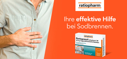 PANTOPRAZOL-ratiopharm SK 20 mg enterotabletter, 14 stk