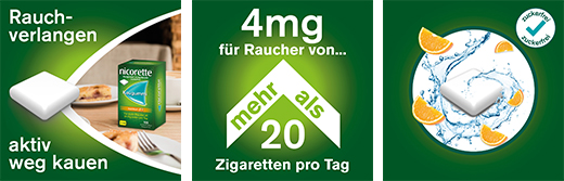 NICORETTE Tyggegummi 4 mg frisk frukt, 210 stk