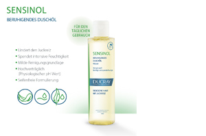 DUCRAY SENSINOL Beroligende renseolje/dusjolje, 200 ml