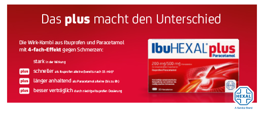 IBUHEXAL pluss paracetamol 200 mg/500 mg filmdrasjerte tabletter, 10 stk