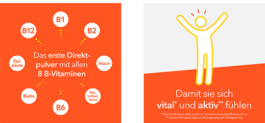 VITAMIN B-KOMPLEX-ratiopharm direkte pulver, 40 stk